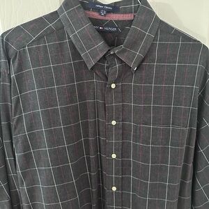 Tommy Hilfiger Brown Casual Button Down Shirt